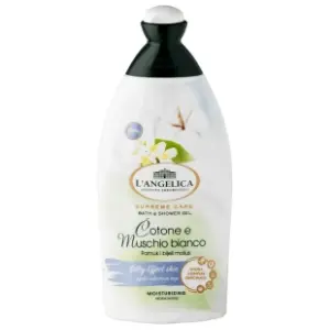 Gel za tuširanje L'ANGELICA pamuk i beli mošus 500ml slide slika