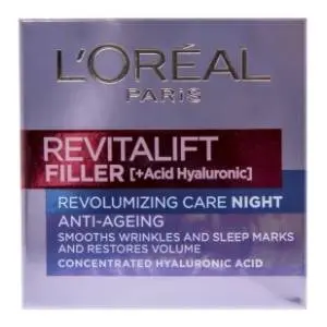 L'OREAL Revitalift filler noćna krema za lice protiv bora 50ml slide slika
