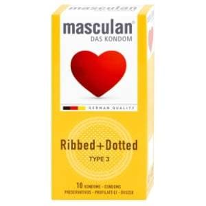 masculan-kondomi-tip3-ribbeddotted-10kom