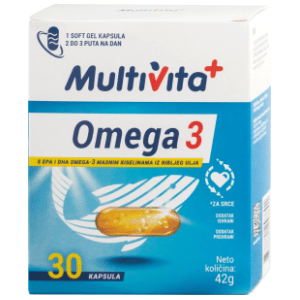 MULTIVITA Omega 3 30 kapsula slide slika