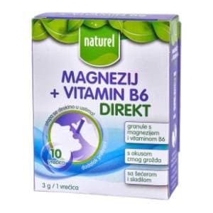 NATUREL magnezijum + vitamin B6 direkt 30g slide slika