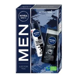 NIVEA MEN set Active you (gel za tuširanje i dezodorans)