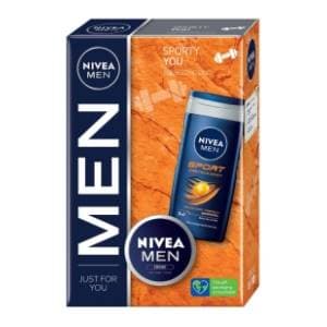 NIVEA MEN set Sporty you (gel za tuširanje i univerzalna krema)