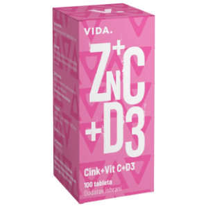 VIDA cink + vitamin C + D3 complex vitamina slide slika