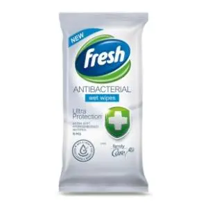 Vlažne maramice FRESH antibakterijske 15kom slide slika