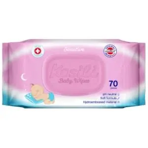 Vlažne maramice KOSILI roze 70kom slide slika
