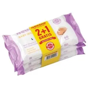 Vlažne maramice NEVENA 60kom 2+1 gratis slide slika