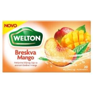 WELTON čaj breskva i mango 44g