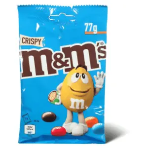 Bombone M&M's crispy 77g slide slika
