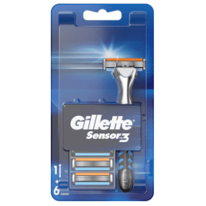 Brijač GILLETTE Sensor 3 sa 6 dopuna