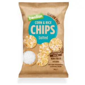 BENLIAN čips corn & rice classic 50g slide slika