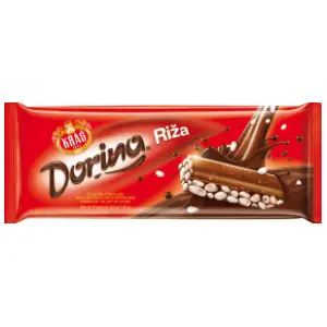 Čokolada KRAŠ Dorina riža 220g slide slika