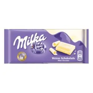 Čokolada MILKA bela 100g slide slika
