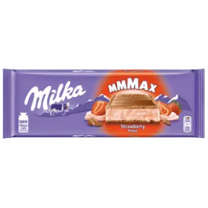 Čokolada MILKA jagoda 300g slide slika