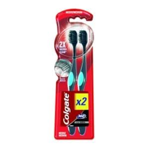 COLGATE 360 Black četkica za zube 2kom slide slika