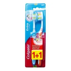 COLGATE Extra clean četkica za zube 1+1 gratis slide slika