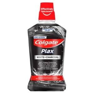 Tečnost za ispiranje usta COLGATE Plax white + charcoal 500ml slide slika