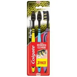 COLGATE Zig Zag Charcoal četkica za zube 3kom slide slika