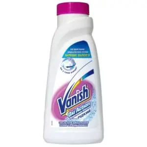 VANISH Oxi action crystal white tečni odstranjivač fleka 450ml slide slika