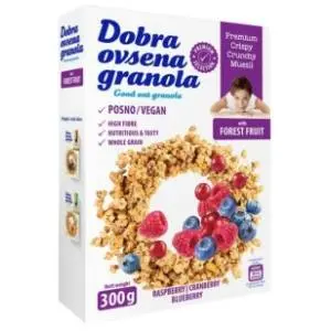 DOBRA ovsena granola šumsko voće 300g slide slika