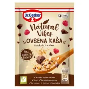 DR.OETKER ovsena kaša čokolada malina 60g slide slika