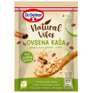 DR.OETKER ovsena kaša jabuka suvo grožđe cimet 60g slide slika