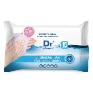 DR. PLANT antibakterijske vlažne maramice 15kom slide slika