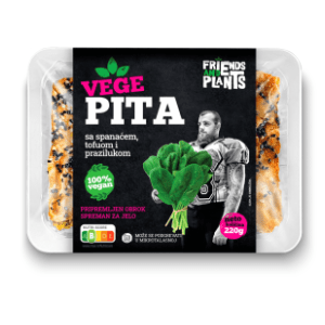 FRIENDS AND PLANTS vege pita spanać tofu praziluk 220g slide slika