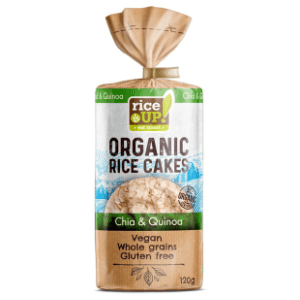 Organske pirinčane galete RICE UP kinoa čia 120g slide slika