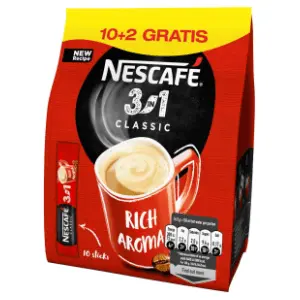 Instant kafa NESCAFE 3u1 classic 16,5g 10+2 gratis slide slika