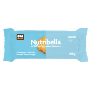NUTRIBELLA integralni keks kokos 105g slide slika