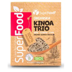 SUPERFOOD kinoa trio organska 200g slide slika