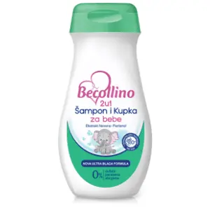 BECOLLINO Šampon i kupka za bebe 2u1 200ml slide slika