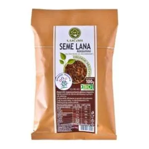 Laneno seme LUČAR organsko 100g slide slika