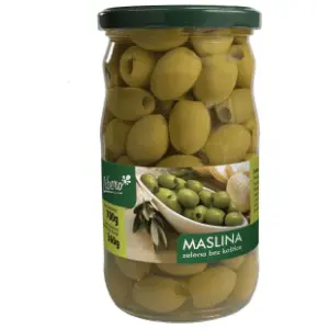 LIBERO masline zelene bez koštice 700g slide slika