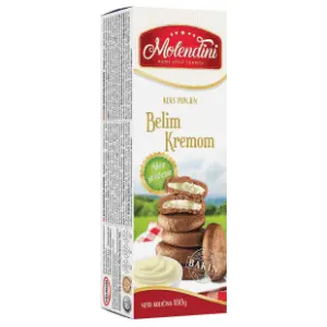 MOLENDINI Keks bez glutena sa belim kremom 180g slide slika