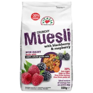 Musli VITALIA crunchy malina kupina 320g slide slika