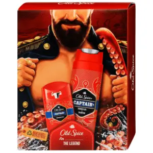OLD SPICE set Dark captain (stik i gel za tuširanje) slide slika