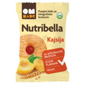 NUTRIBELLA integralni biksvit kajsija 50g slide slika