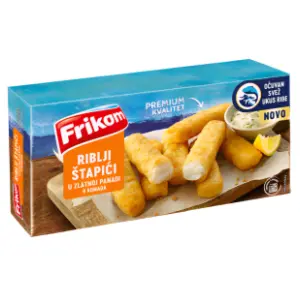 FRIKOM riblji štapići u zlatnog panadi 224g slide slika