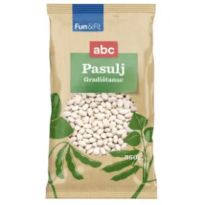 Pasulj FUN&ABC beli gradištanac 350g slide slika