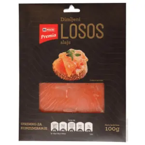 PREMIA dimljeni losos slajs 100g slide slika