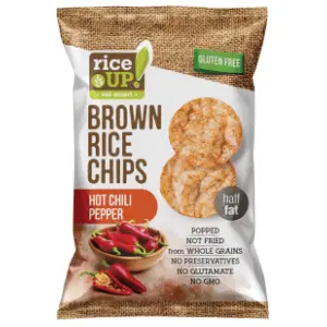 Pirinčani čips RICE UP hot chilli 60g slide slika