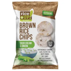 Pirinčani čips RICE UP pavlaka luk 60g slide slika