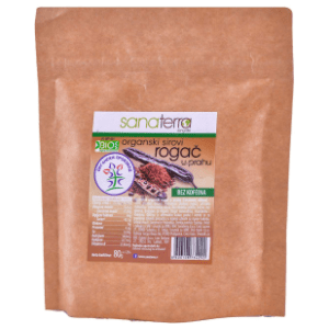SANATERRA Rogač u prahu organski 80g slide slika