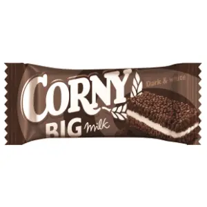 Štanglica CORNY Big milk dark & white 40g slide slika