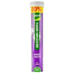 Šumeće tablete NATUIREL multivitamin + mineral 96g slide slika
