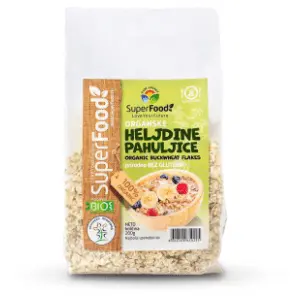 SUPERFOOD organske heljdine pahuljice bez glutena 200g slide slika