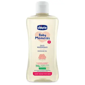 CHICCO Baby moments ulje za masažu sensitive 200ml slide slika