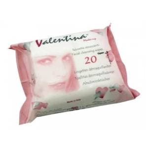 VALENTINA vlažne maramice za skidanje šminke 20kom slide slika
